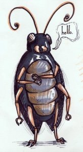 my cockroach doodle